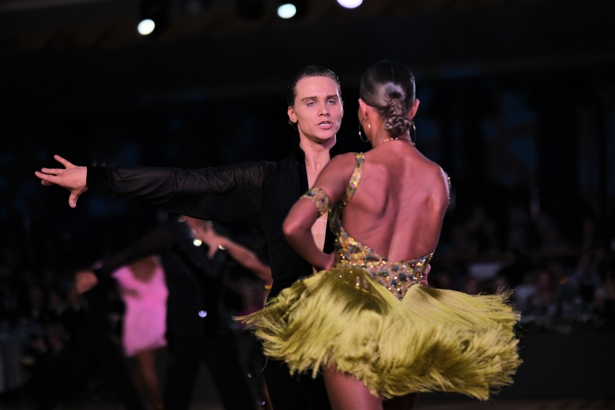 第七屆“克里姆林宮杯”國標舞錦標賽現(xiàn)場。于子恒攝