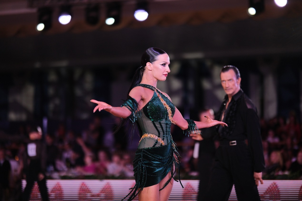 第七屆“克里姆林宮杯”國標舞錦標賽現(xiàn)場。于子恒攝