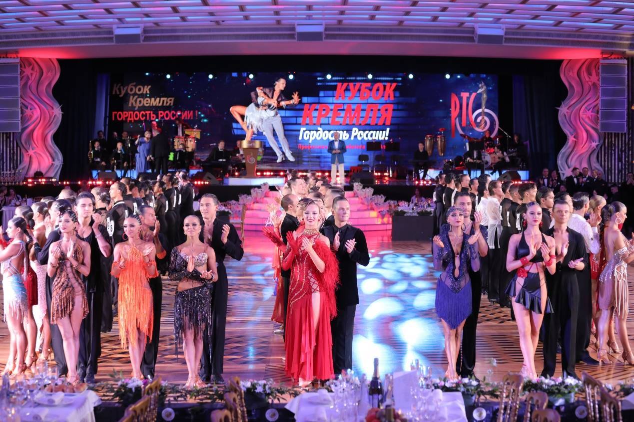 第七屆“克里姆林宮杯”國標舞錦標賽現(xiàn)場。于子恒攝