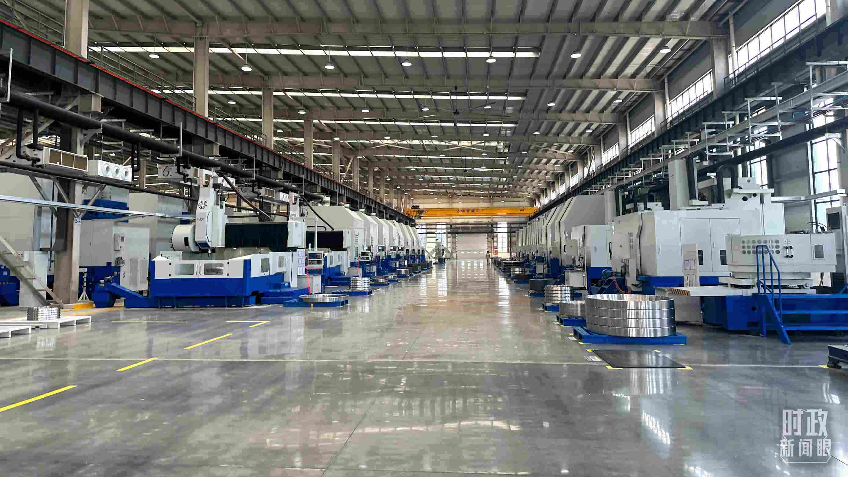 △洛軸智能工廠。（總臺央視記者趙化拍攝）